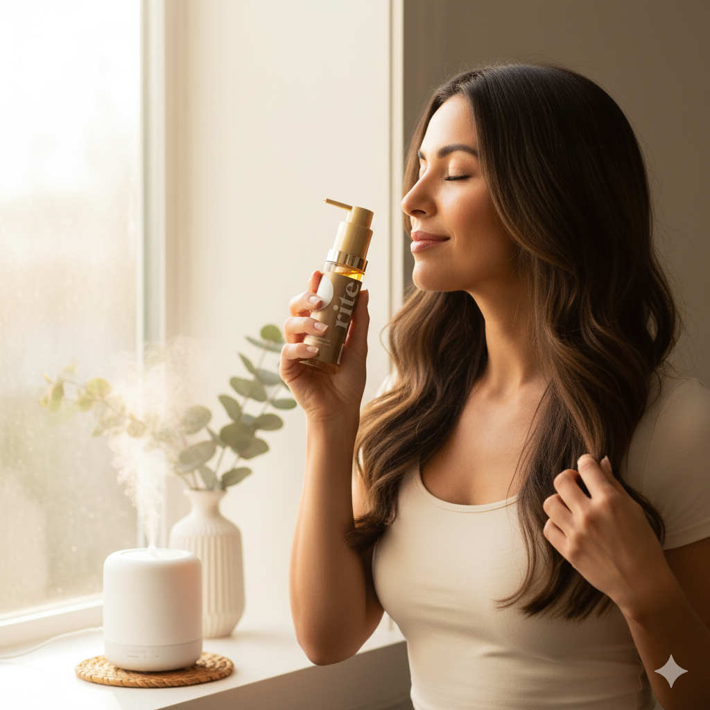 Ritual Matinal Revigorante: 5 Minutos de Autocuidado com Rite que Definem o Tom do Seu Dia