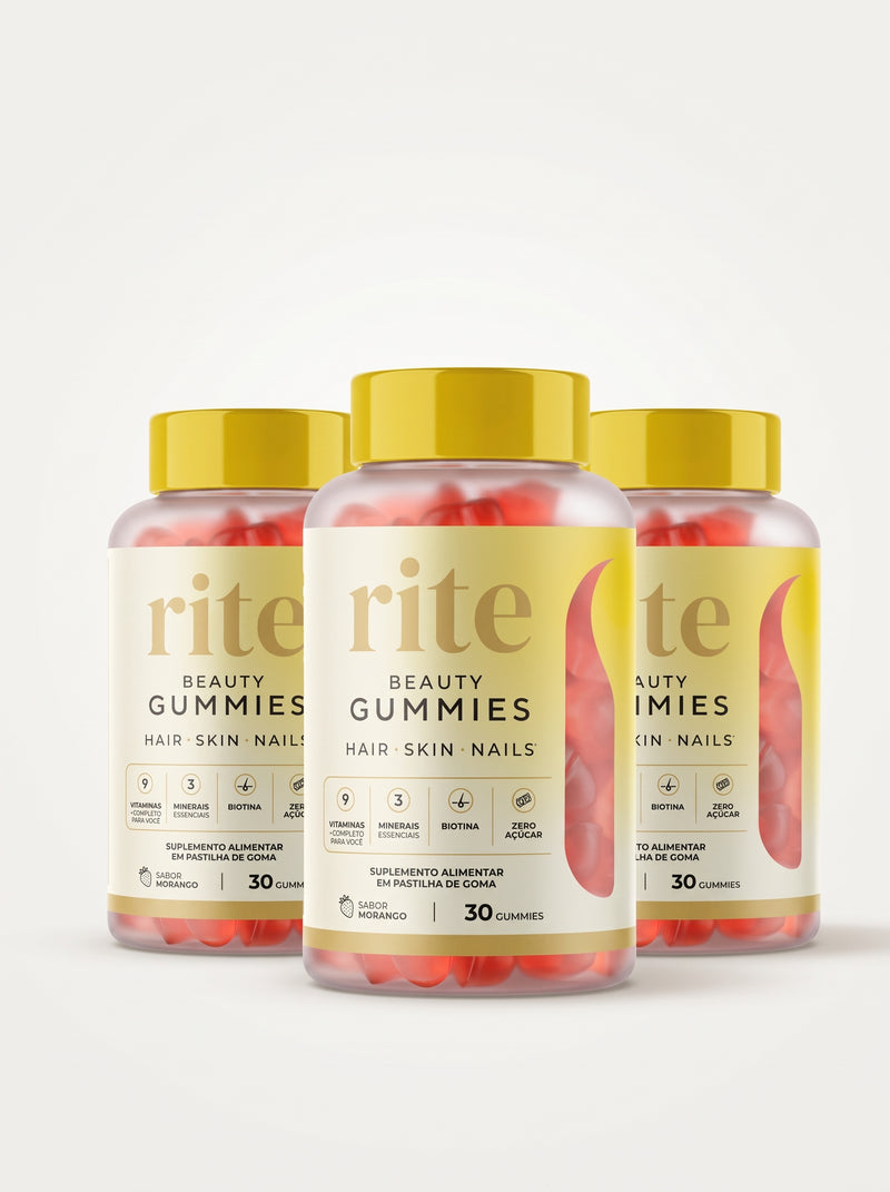 Beleza de Dentro para Fora | 3 Beauty Gummies (90 gomas)