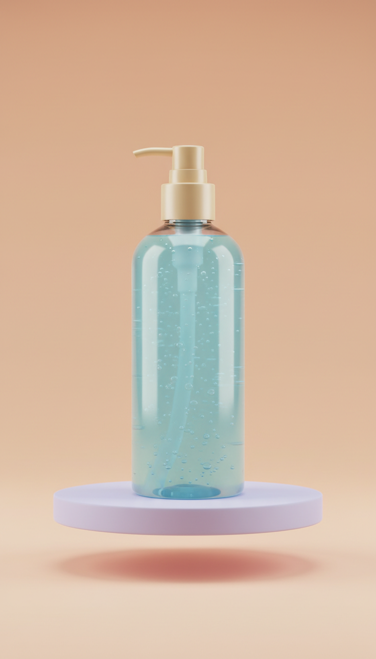 Gel de limpeza textura refrescante