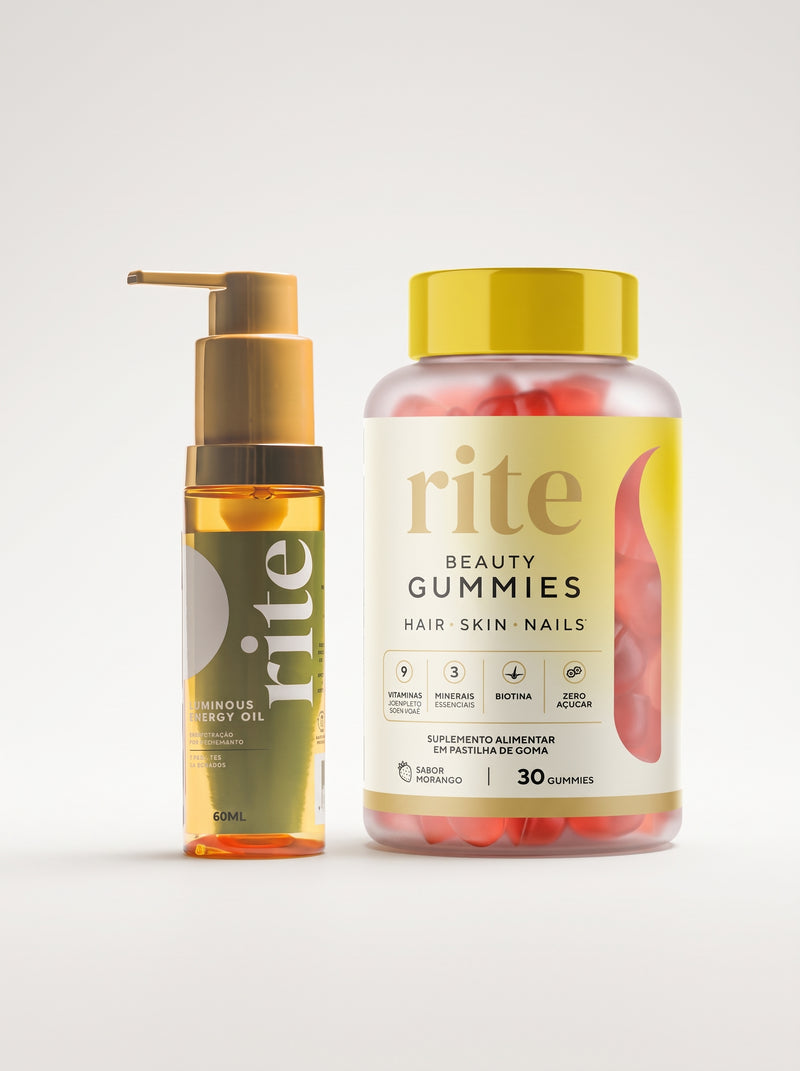 Ritual Beleza Iluminada | Beauty Gummies + Óleo Capilar