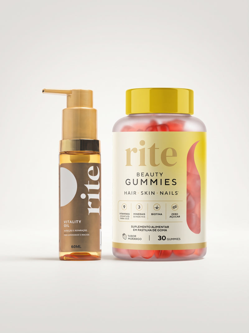 Ritual Beleza Iluminada | Beauty Gummies + Óleo Capilar